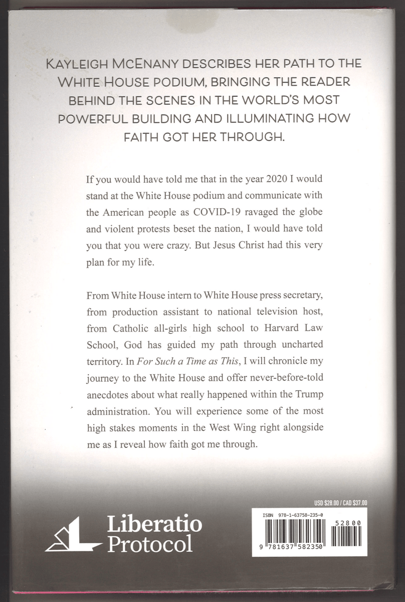 For Such a Time as This: My Faith Journey through the White House and Beyond - The Bookstore