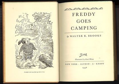 Freddy Goes Camping (Freddy the Pig, Book 15) 1948