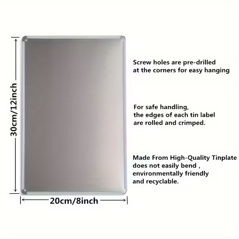 Fried Chicken Retro Tin Sign – Humorous Vintage Metal Wall Art