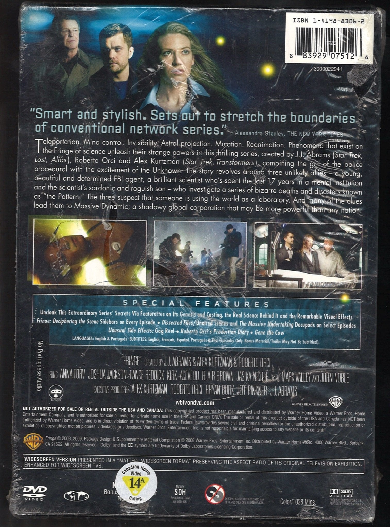 Fringe The Complete First Season DVD - The Bookstore