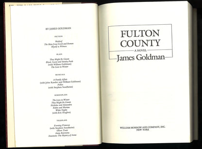Fulton County by James Goldman - The Bookstore