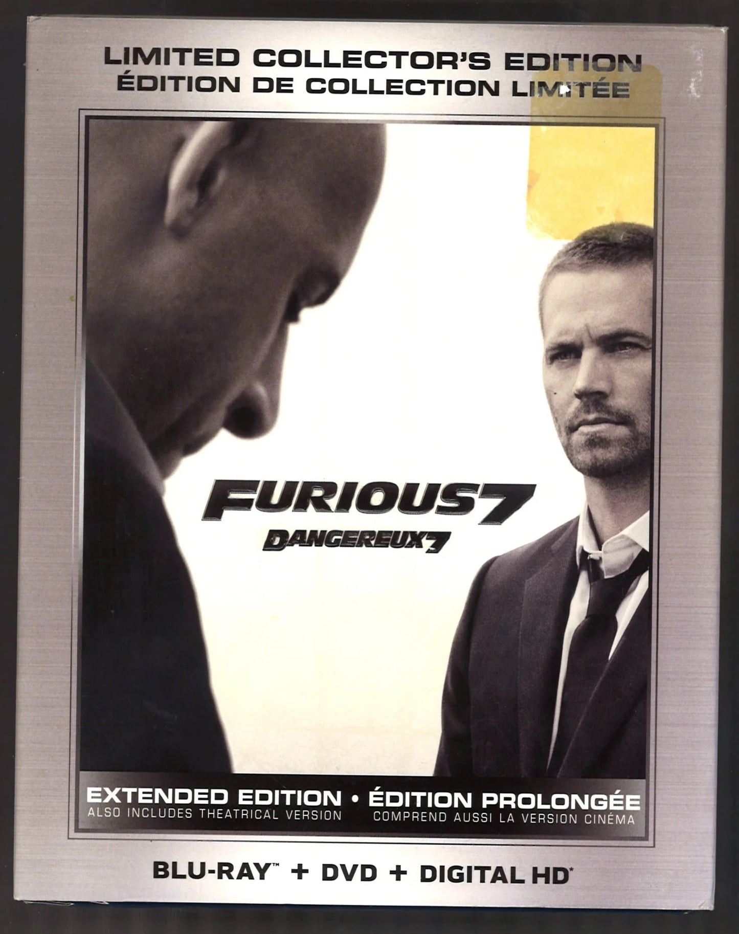 Furious7 - Limited Collector's Edition (Blu - Ray + DVD + Digital HD) - The Bookstore