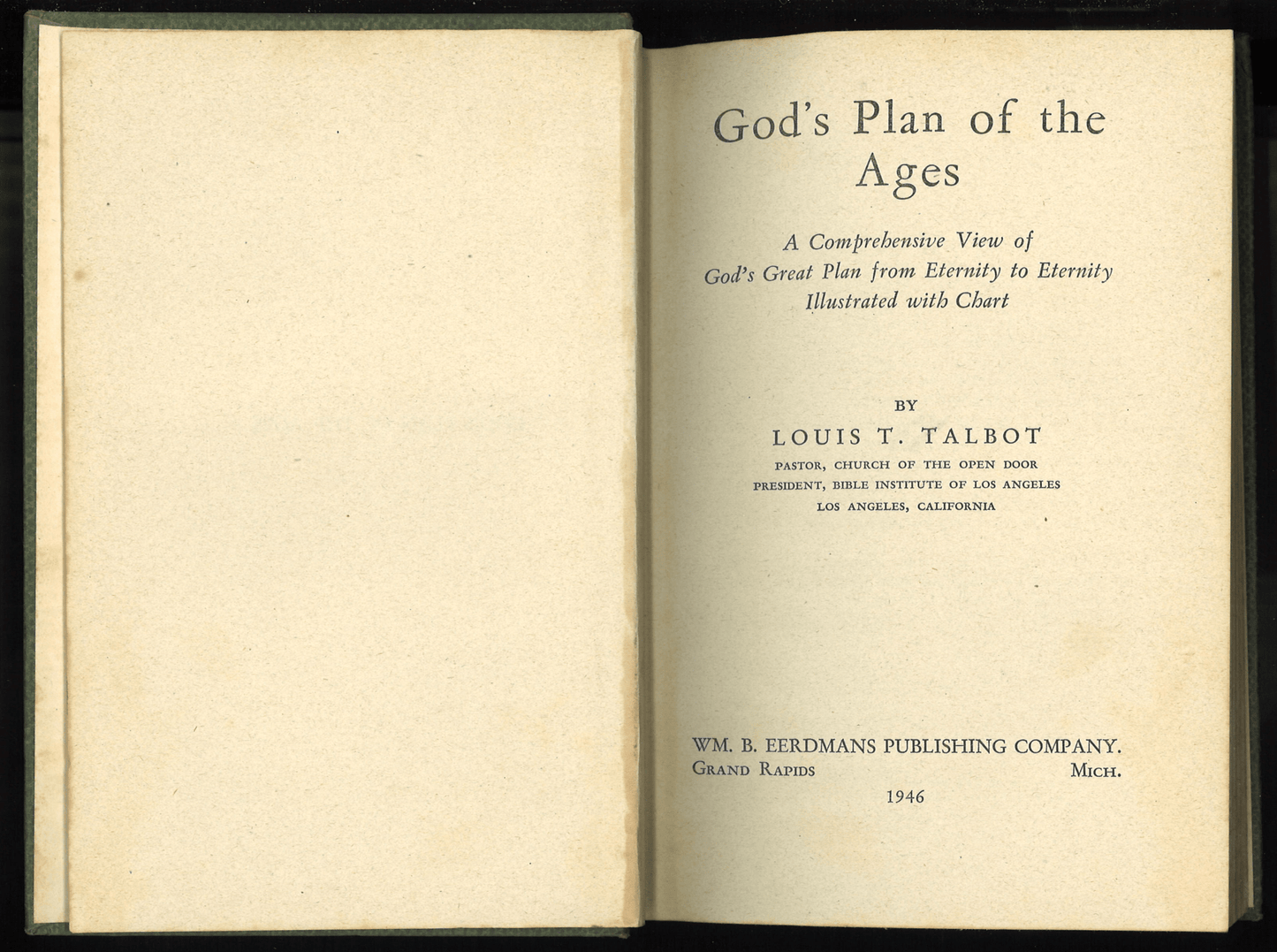 God's Plan of The Ages: From Genesis Through Revelation (1946) - The Bookstore