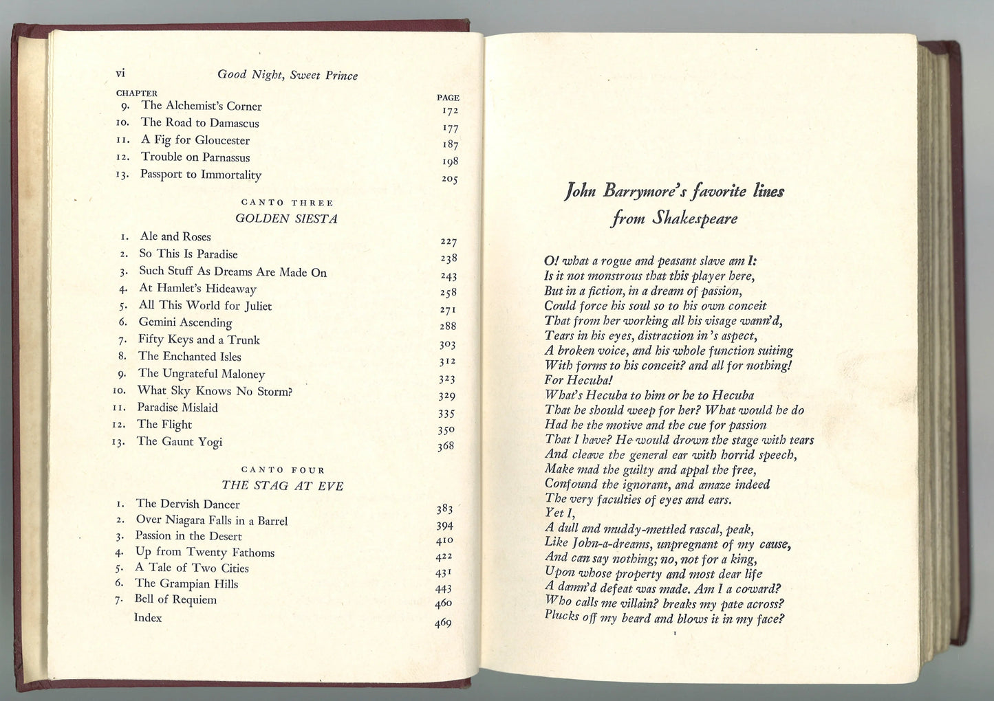 Good Night Sweet Prince: The Life & Times of John Barrymore - The Bookstore