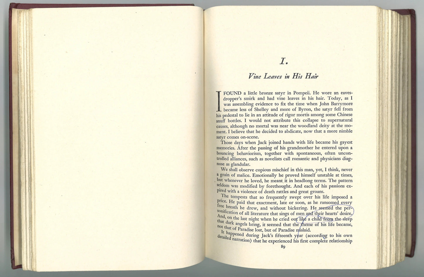 Good Night Sweet Prince: The Life & Times of John Barrymore - The Bookstore