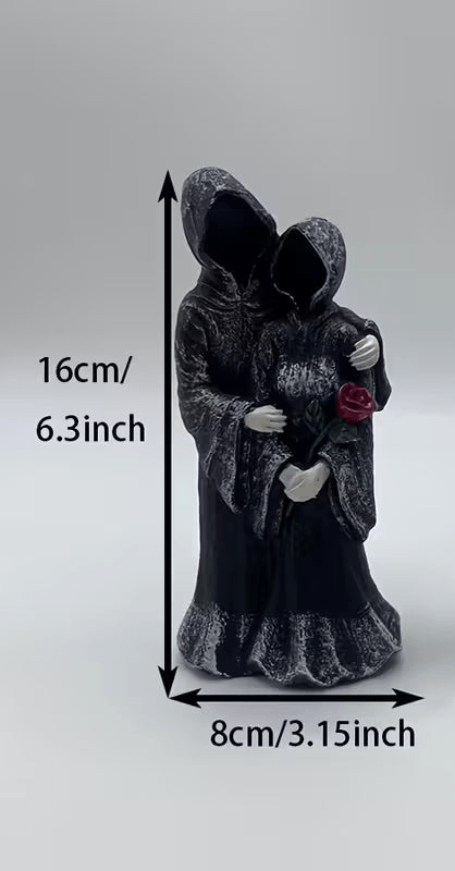 Gothic Grim Reaper Couple Figurine - The Bookstore