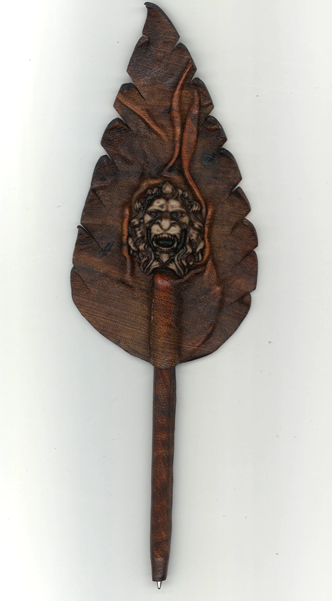 Gothic Handcrafted Leather Pen ML Marcaleather