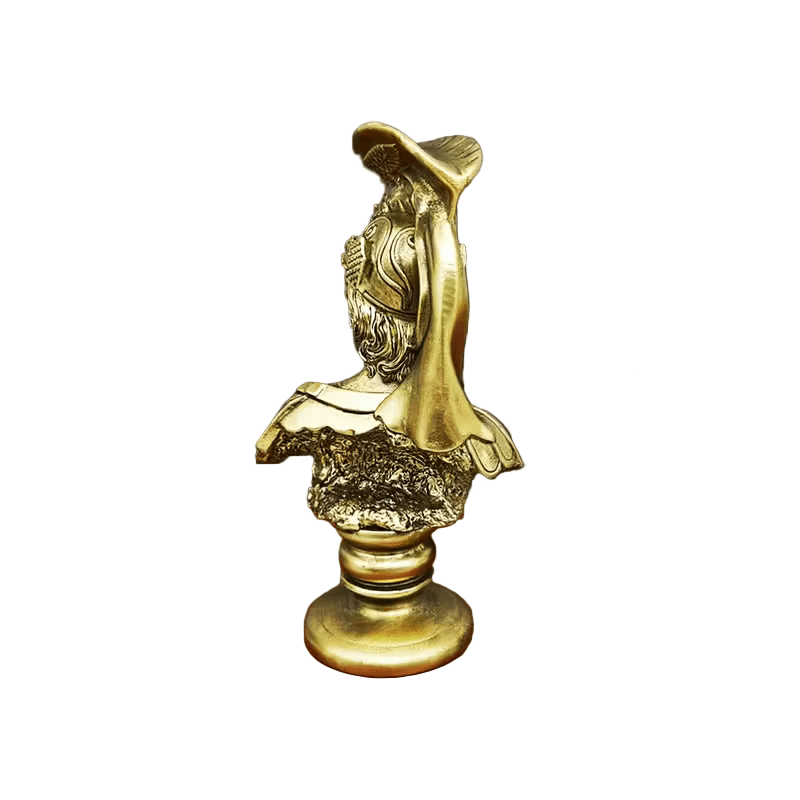 Greek Goddess Athena Bust - Goddess of War, Wisdom & Justice, Maiden in Armor Figurine - The Bookstore