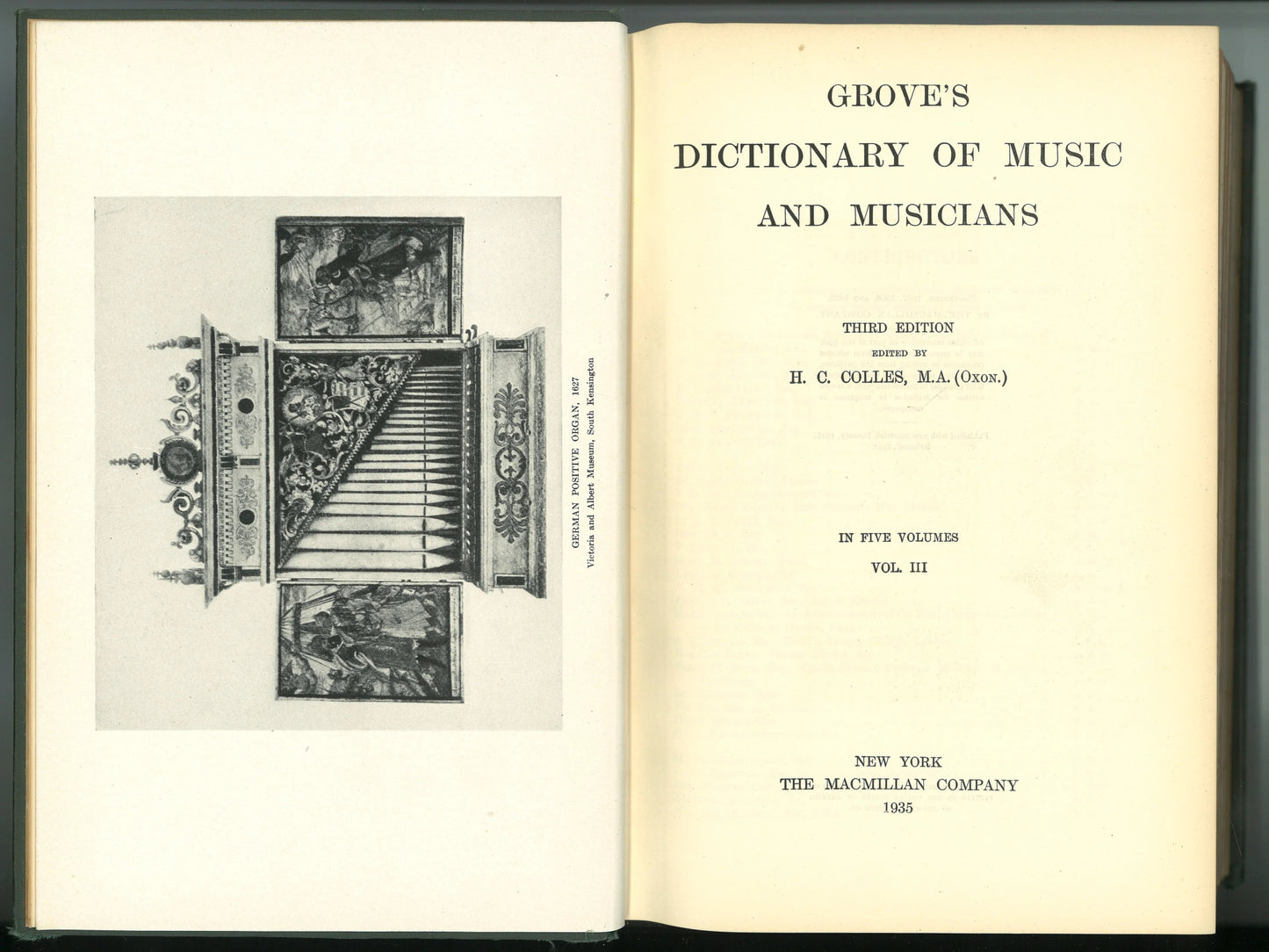 Grove's Dictionary of Music and Musicians - K - O - Third Edition - The Bookstore