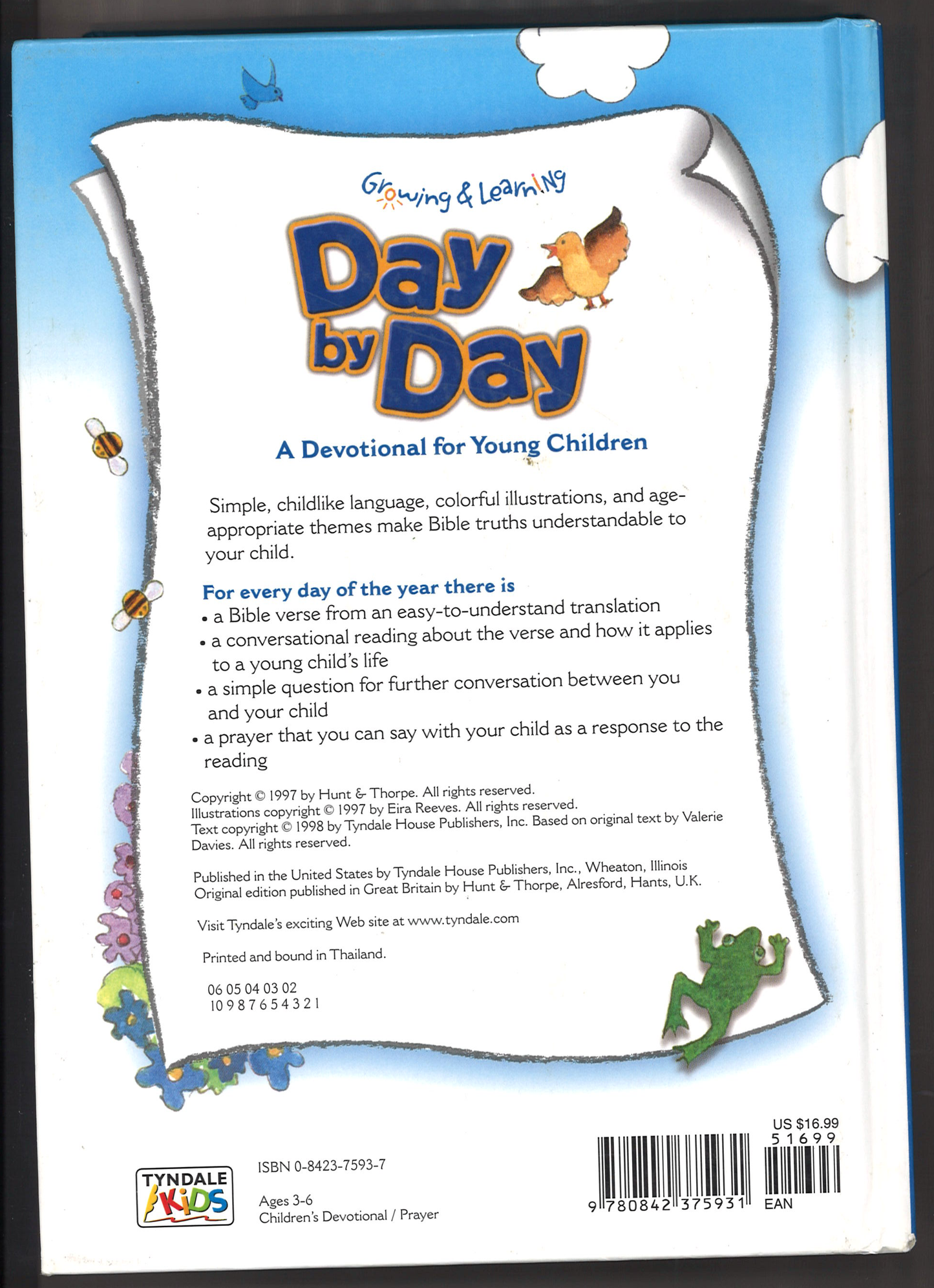 Growing & Learning Day-by-Day: A Devotional for Young Children