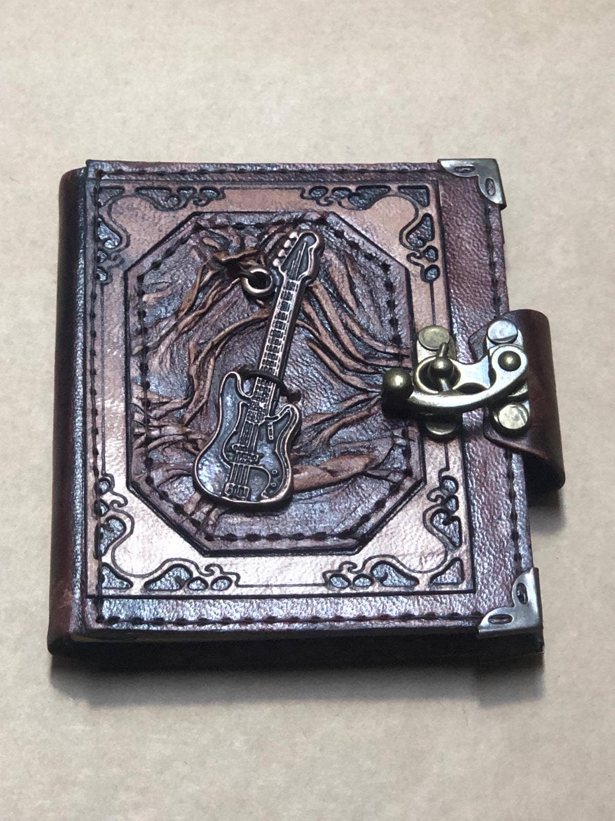 Guitar Mini Leather Journal - The Bookstore