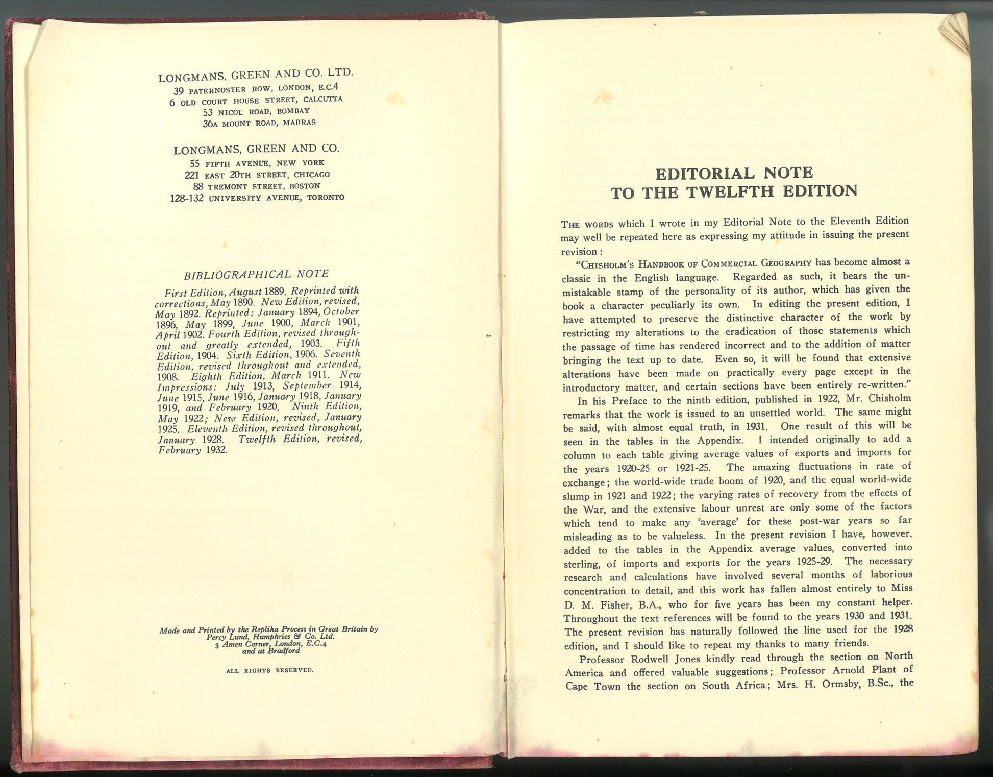Handbook of Commercial Geography - 12 Edition - The Bookstore