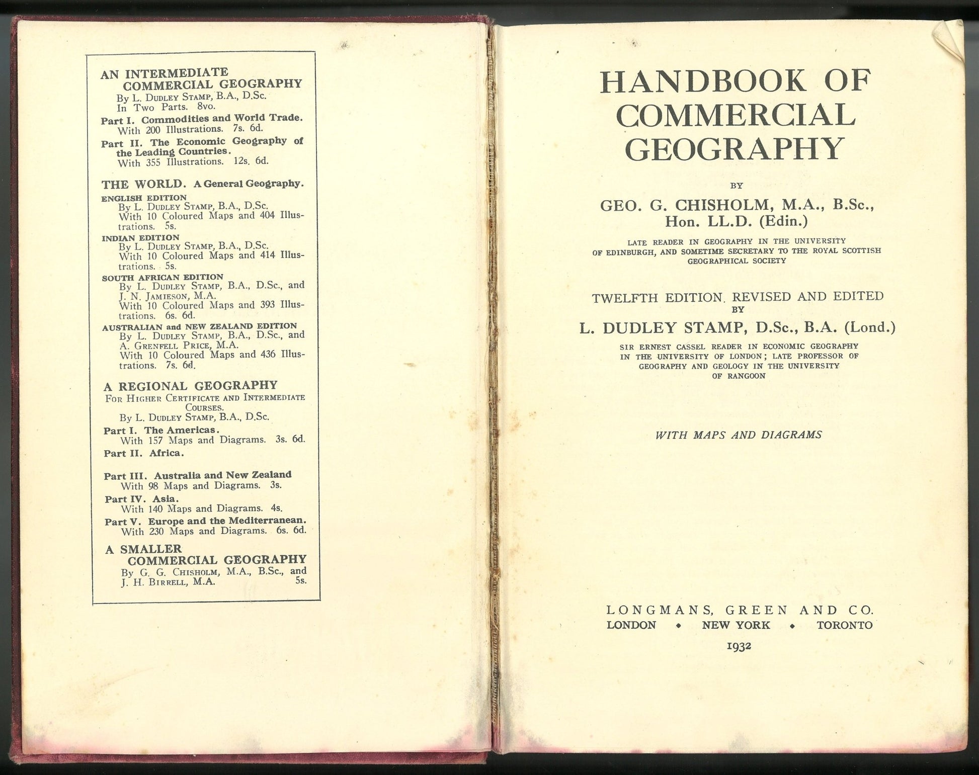 Handbook of Commercial Geography - 12 Edition - The Bookstore