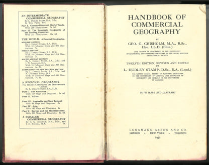 Handbook of Commercial Geography - 12 Edition - The Bookstore