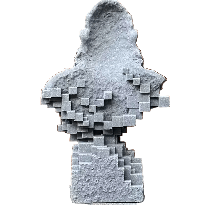 Handcrafted Stone Buddha - The Bookstore