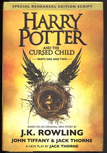 Harry Potter and the Cursed Child Parts 1&2 | 2016 First Ed. | Special Rehearsal Ed. - The Bookstore