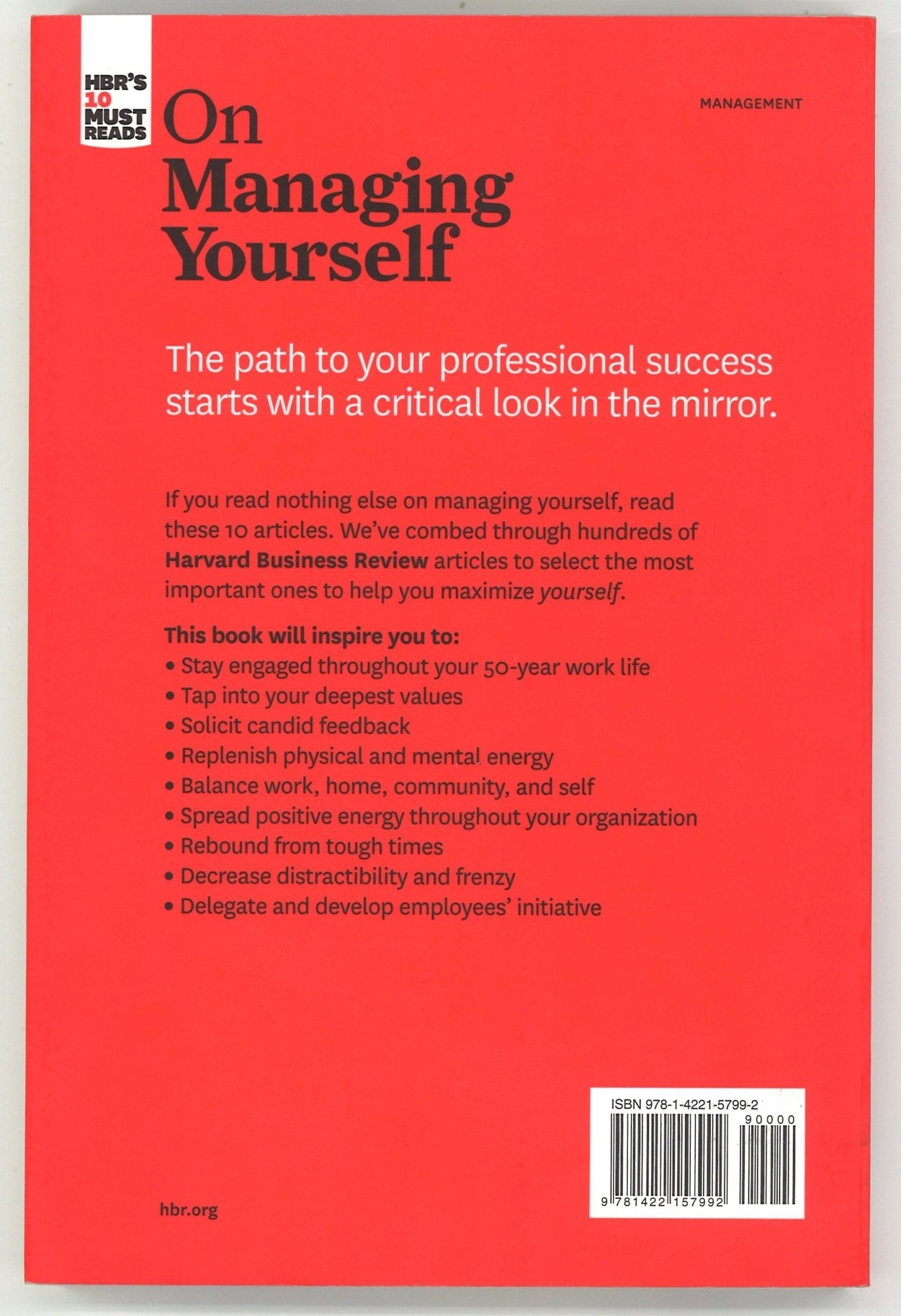 HBR's 10 Must Reads on Managing Yourself - The Bookstore