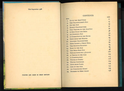 Heidi – 1968 Children’s Press Hardcover – M. Rosenbaum Translation - The Bookstore