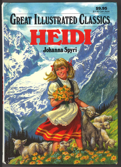 Heidi – Great Illustrated Classics – 1990 Hardcover