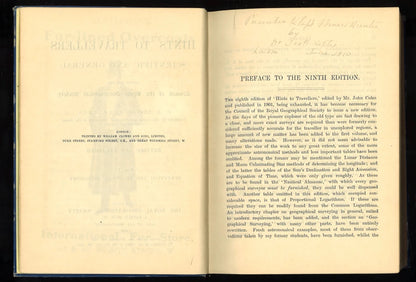 Hints to Travellers: Scientific and General, Vol. I - 9th Edition (1906) - The Bookstore
