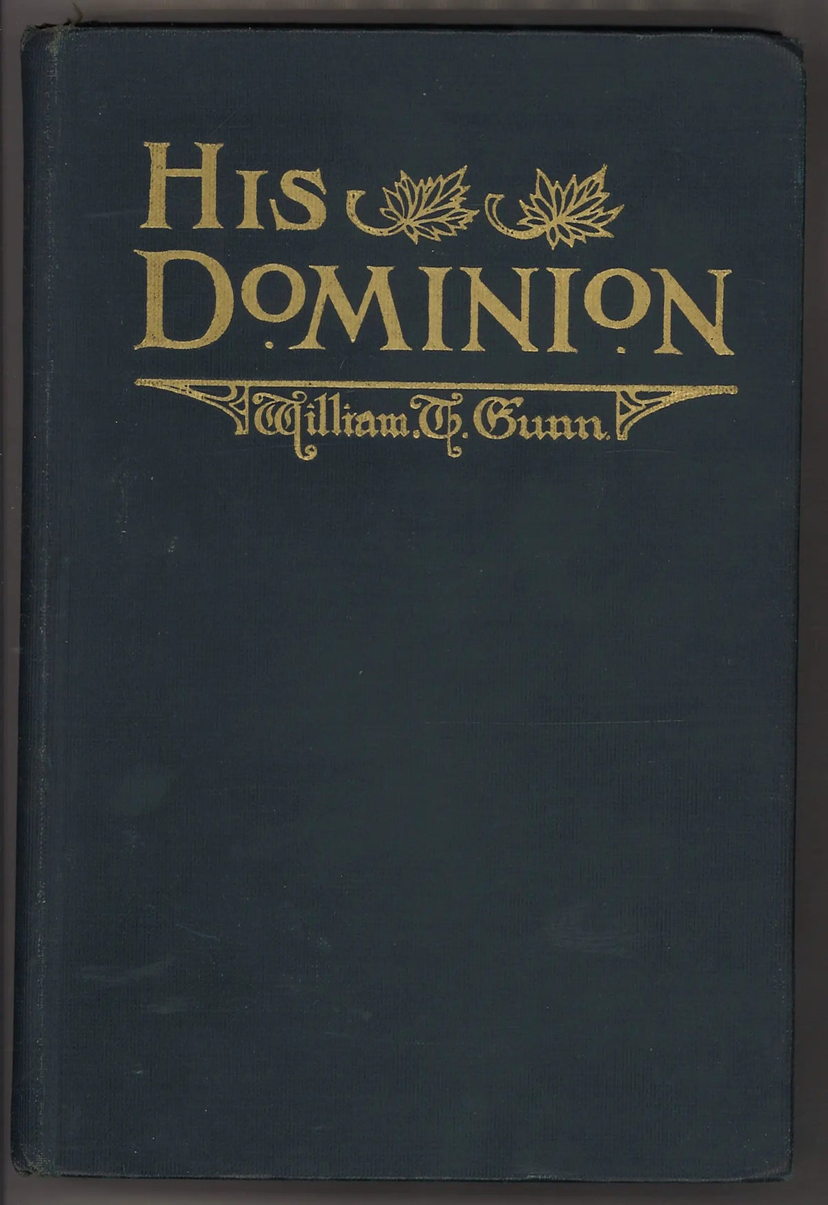 His Dominion by William T. Gunn | 1917 Canadian Hardcover | Original Fold-Out Map