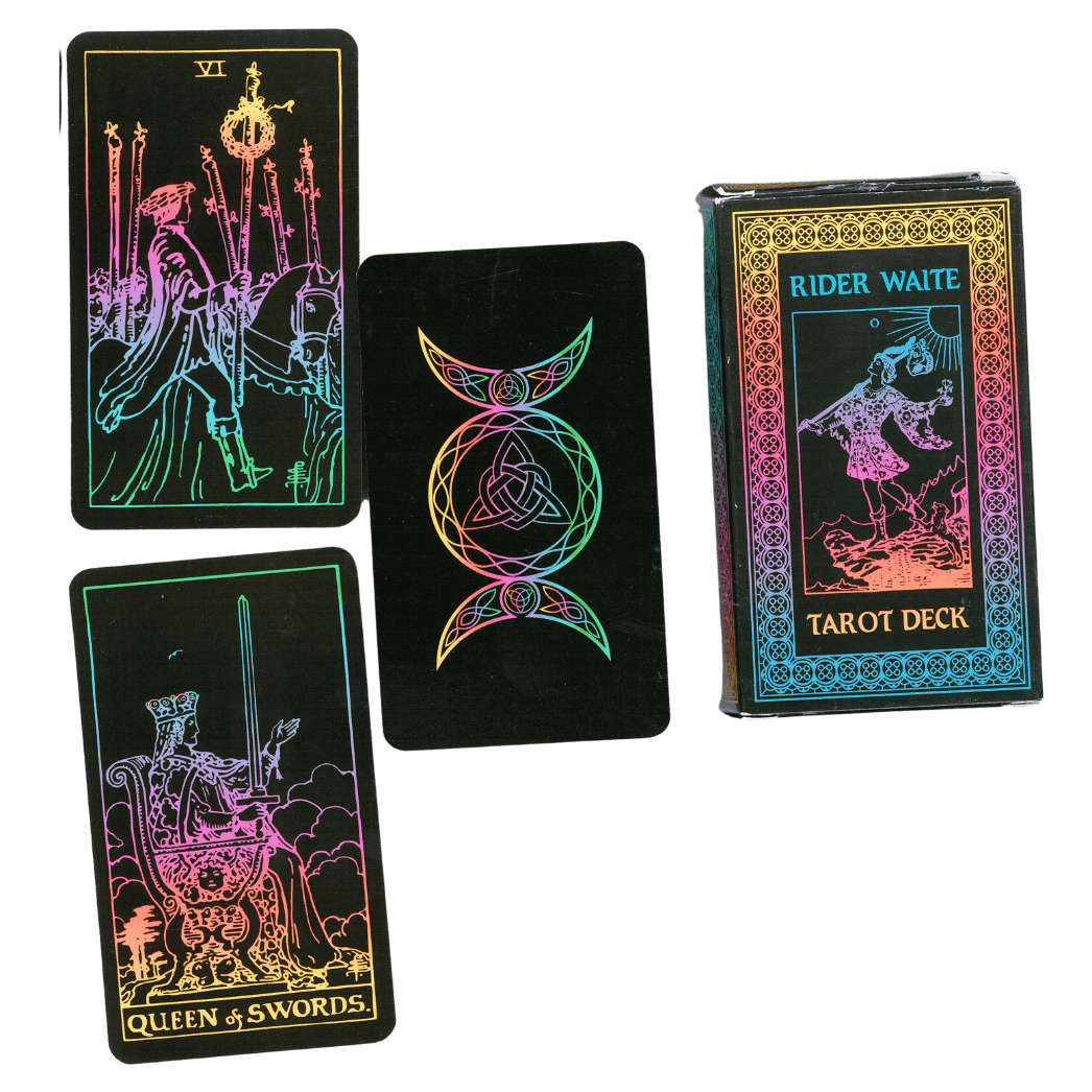 Holographic Rider Waite Tarot Deck - The Bookstore
