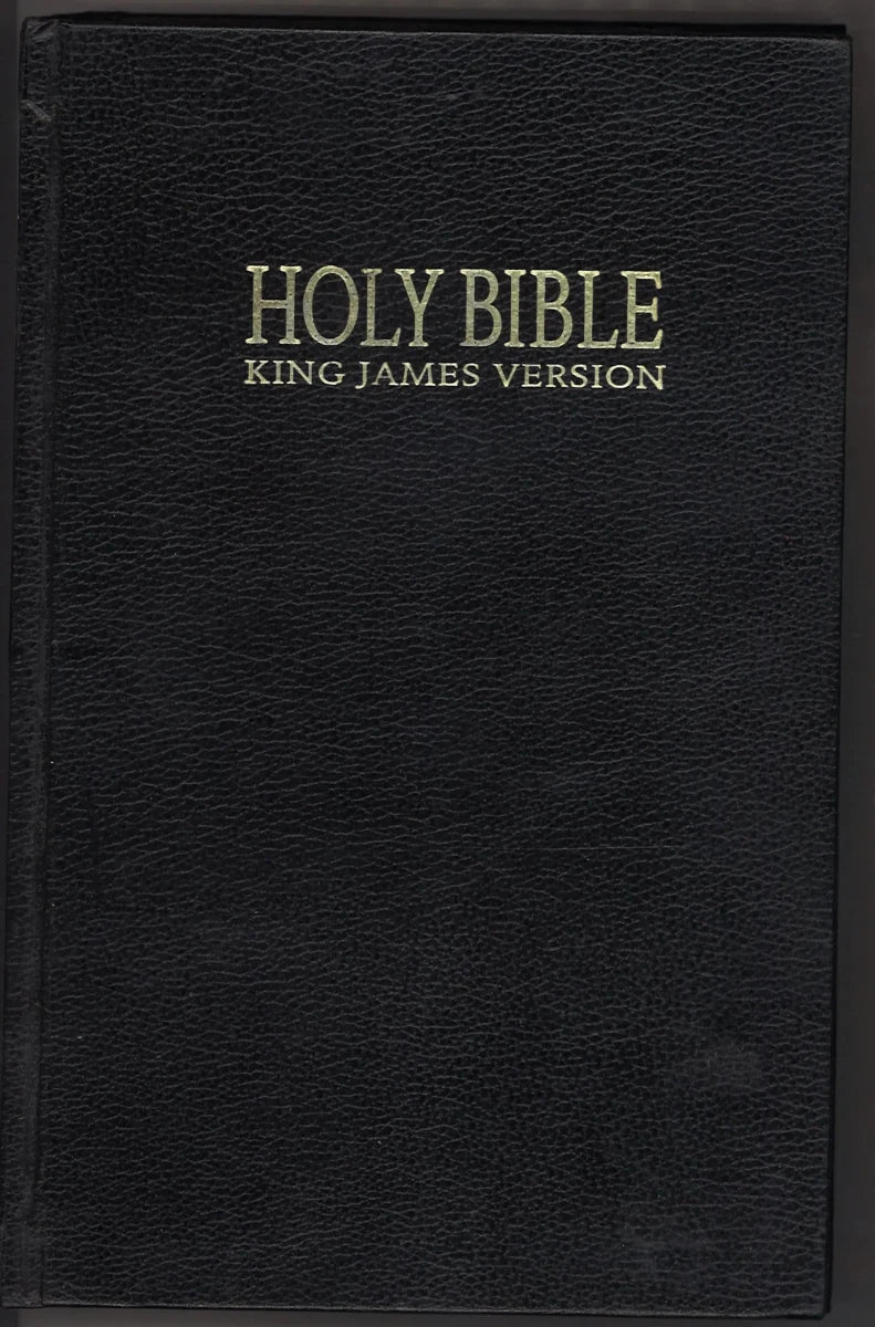 Holy Bible King James Version – Bible Society of Brazil – 2005 Black Hardcover - The Bookstore