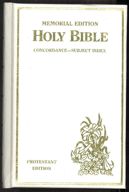 Holy Bible - Memorial Edition - Protestant Edition (1976) - The Bookstore