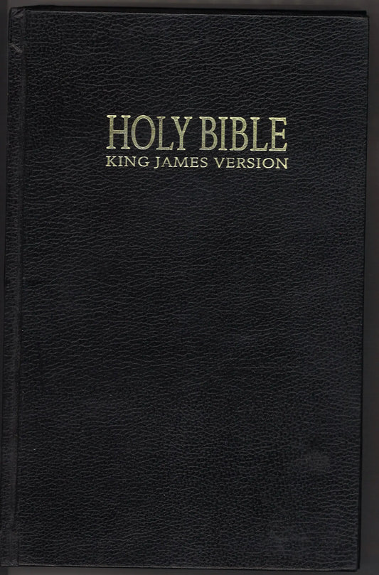 Holy Bible King James Version  – Bible Society of Brazil – 2005 Black Hardcover