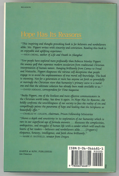Hope Has Its Reasons: From the Search for Self to the Surprise of Faith - Signed - The Bookstore