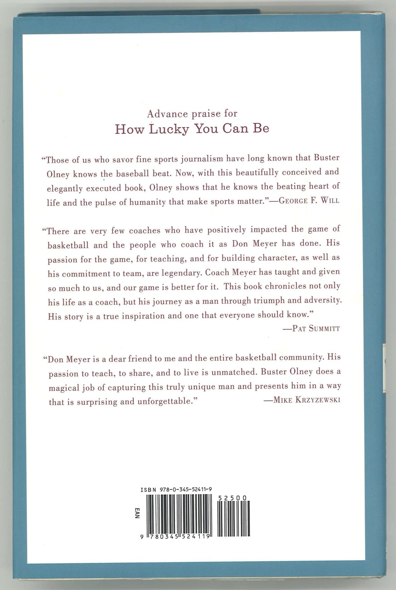 How Lucky You Can Be: The Story of Coach Don Meyer - The Bookstore