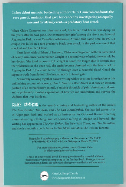 How to Survive a Bear Attack: A Memoir - The Bookstore