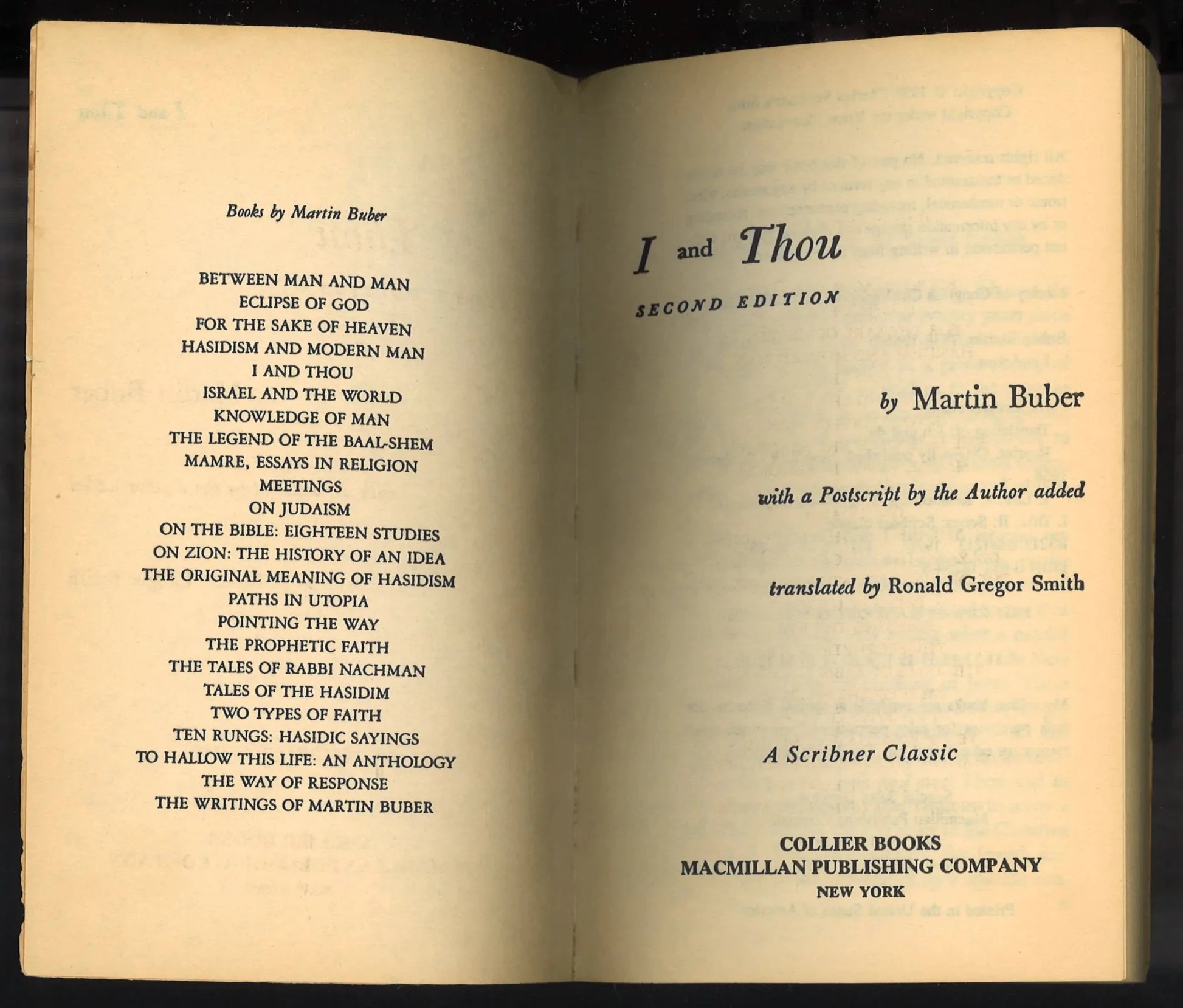 I and Thou - The Bookstore