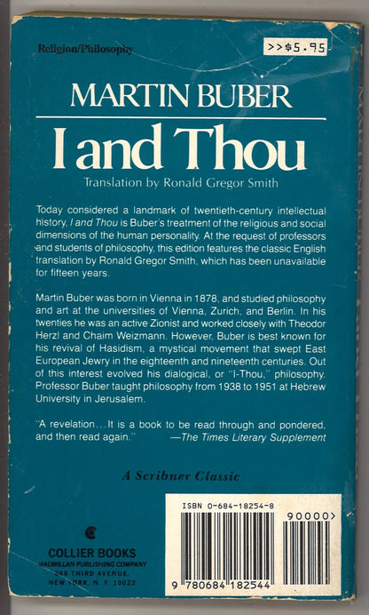 I and Thou - The Bookstore