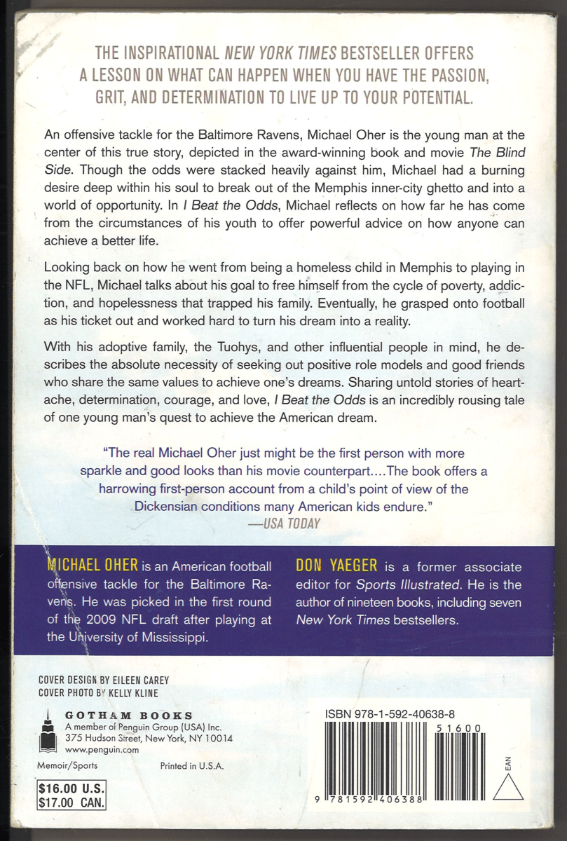 I Beat the Odds: From Homelessness, to The Blind Side, and Beyond - The Bookstore