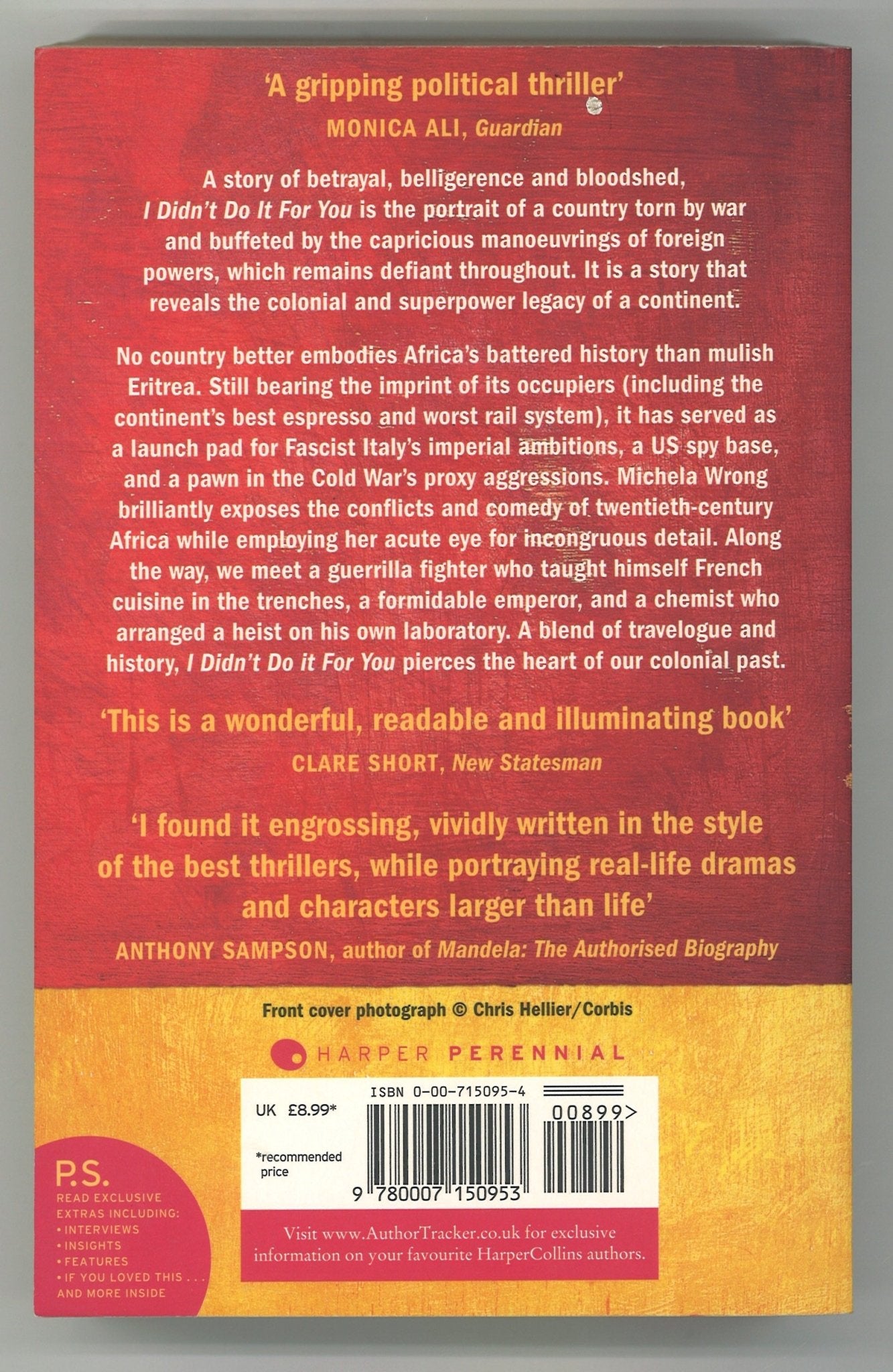I Didn't Do It for You : How the World Used and Abused a Small African Nation - The Bookstore