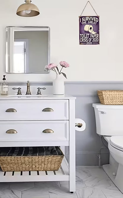 I Survived the Great Toilet Paper Crisis of 2020  -  Wooden Sign