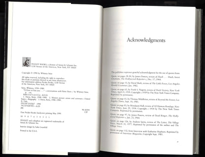 I'd Love to Kiss You: Conversations With Bette Davis - The Bookstore