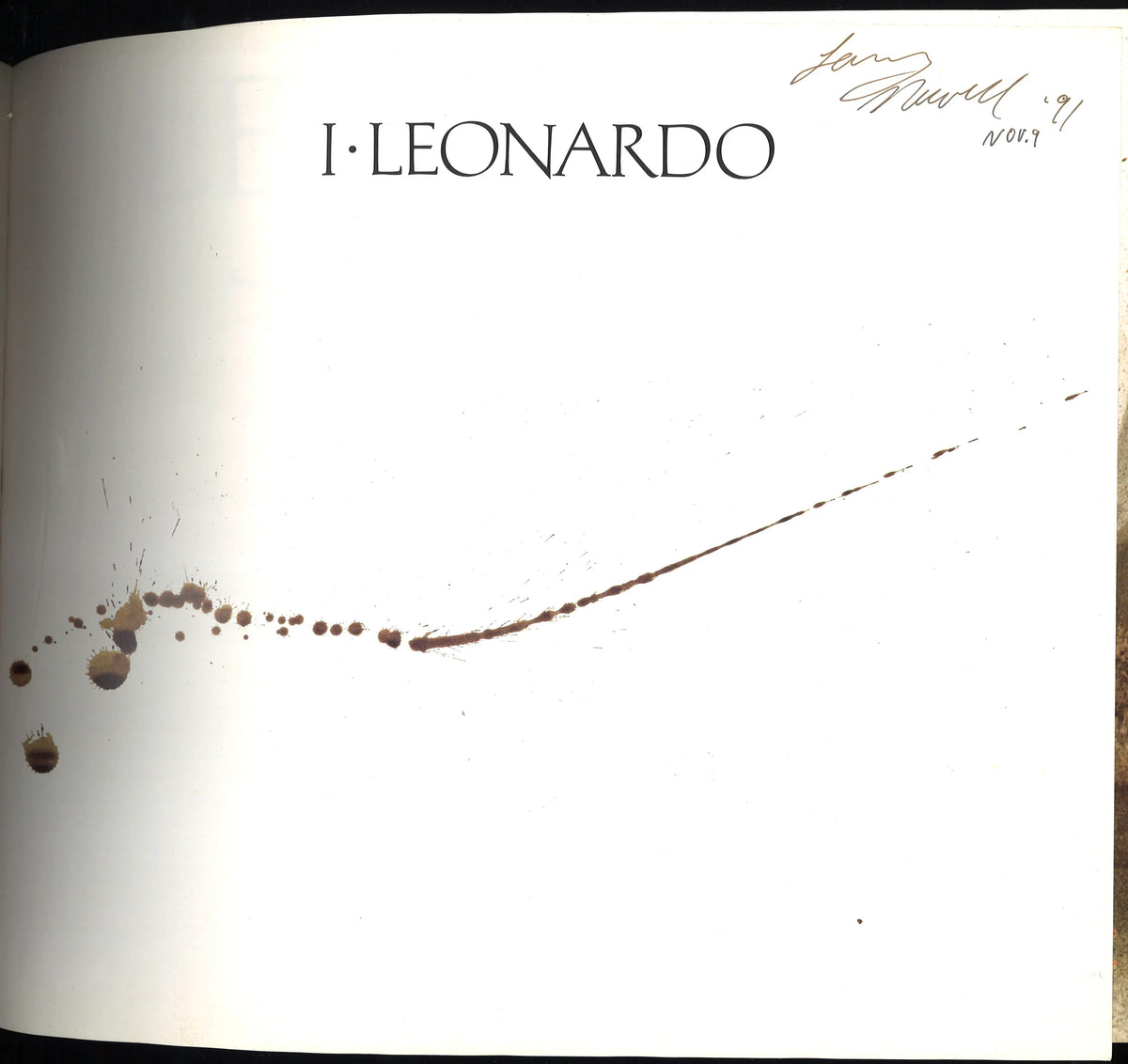 I, Leonardo by Ralph Steadman – 1988 Picador First Printing – Illustrated Art Book