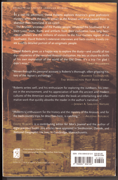 In Search of the Old Ones: Exploring the Anasazi World of the Southwest - The Bookstore