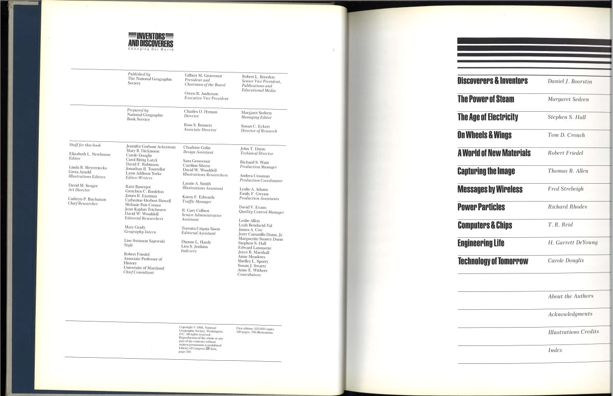 Inventors and Discoverers: Changing Our World – First Edition, 1988 - The Bookstore