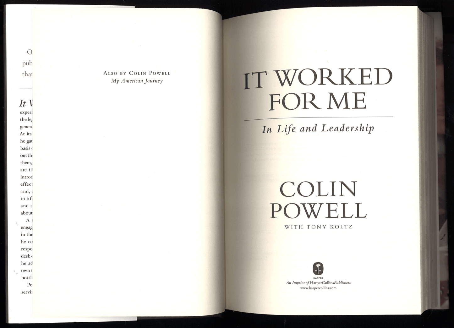 It Worked for Me: In Life and Leadership - The Bookstore