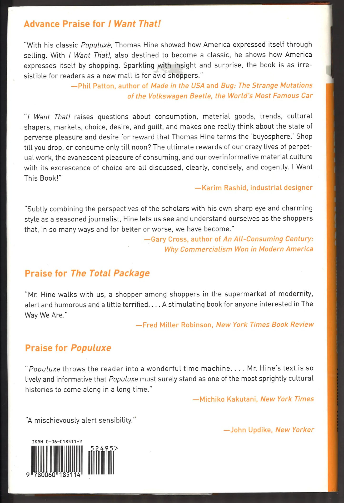 I Want That!: How We All Became Shoppers (A Cultural History)
