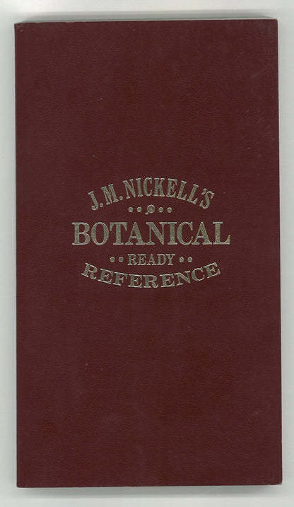 J. M. Nickell's Botanical Ready Reference - The Bookstore