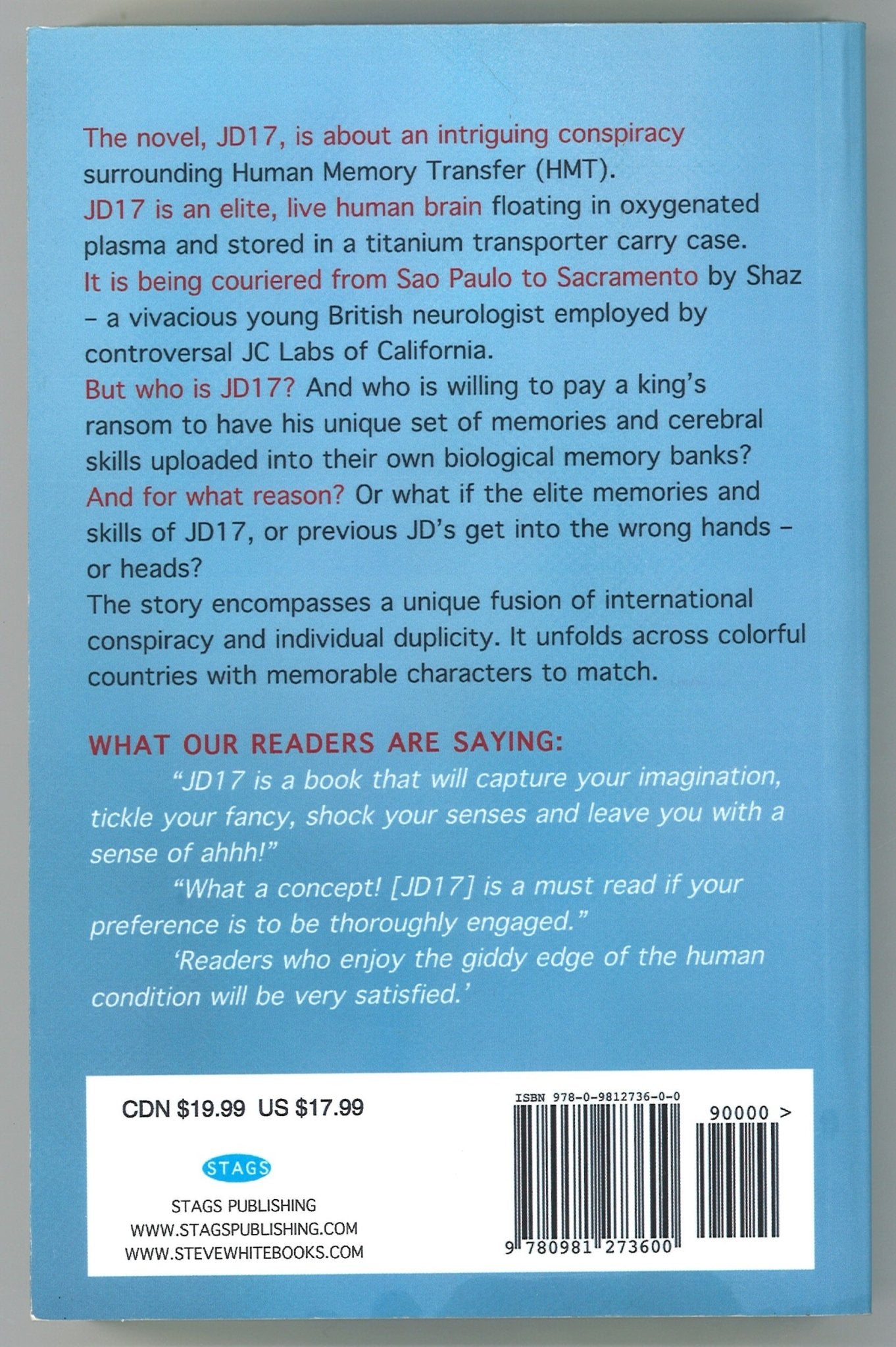 JD17: A Novel Concept (Signed) - The Bookstore