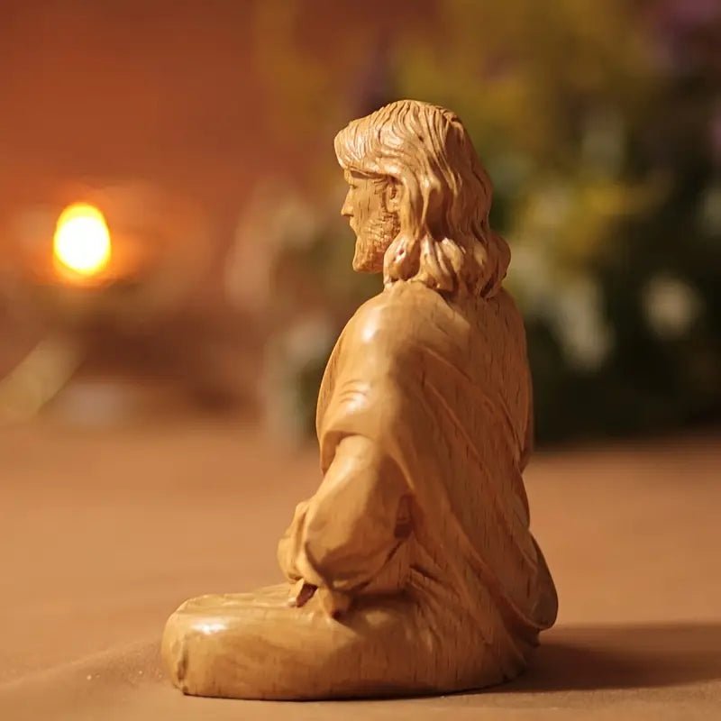 Jesus Figurine in Lotus Pose - The Bookstore