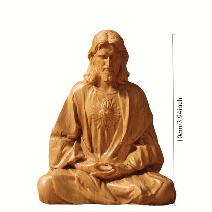 Jesus Figurine in Lotus Pose - The Bookstore