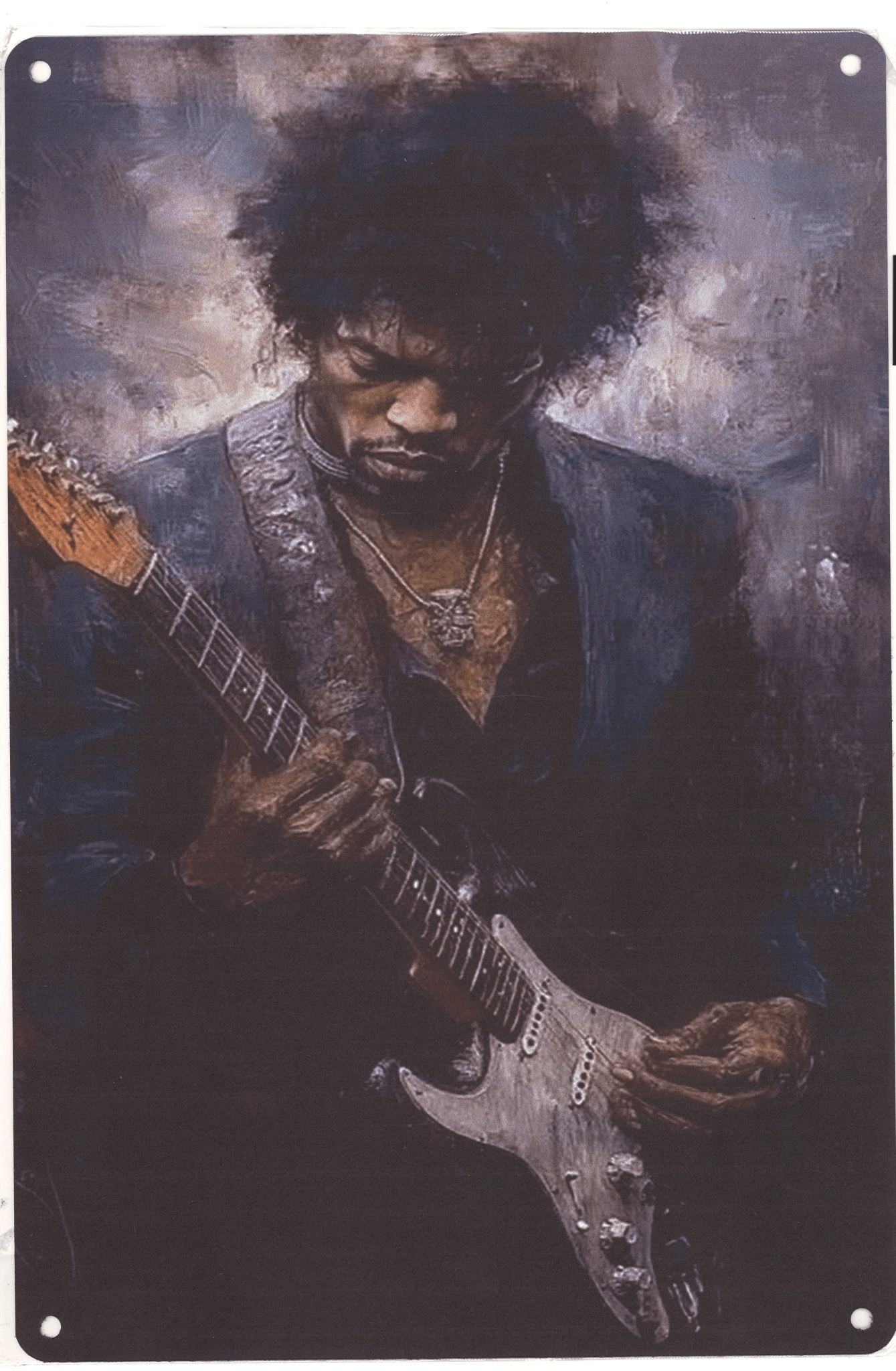 Jimi Hendrix - Metal Sign - The Bookstore