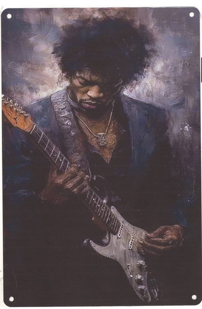 Jimi Hendrix - Metal Sign