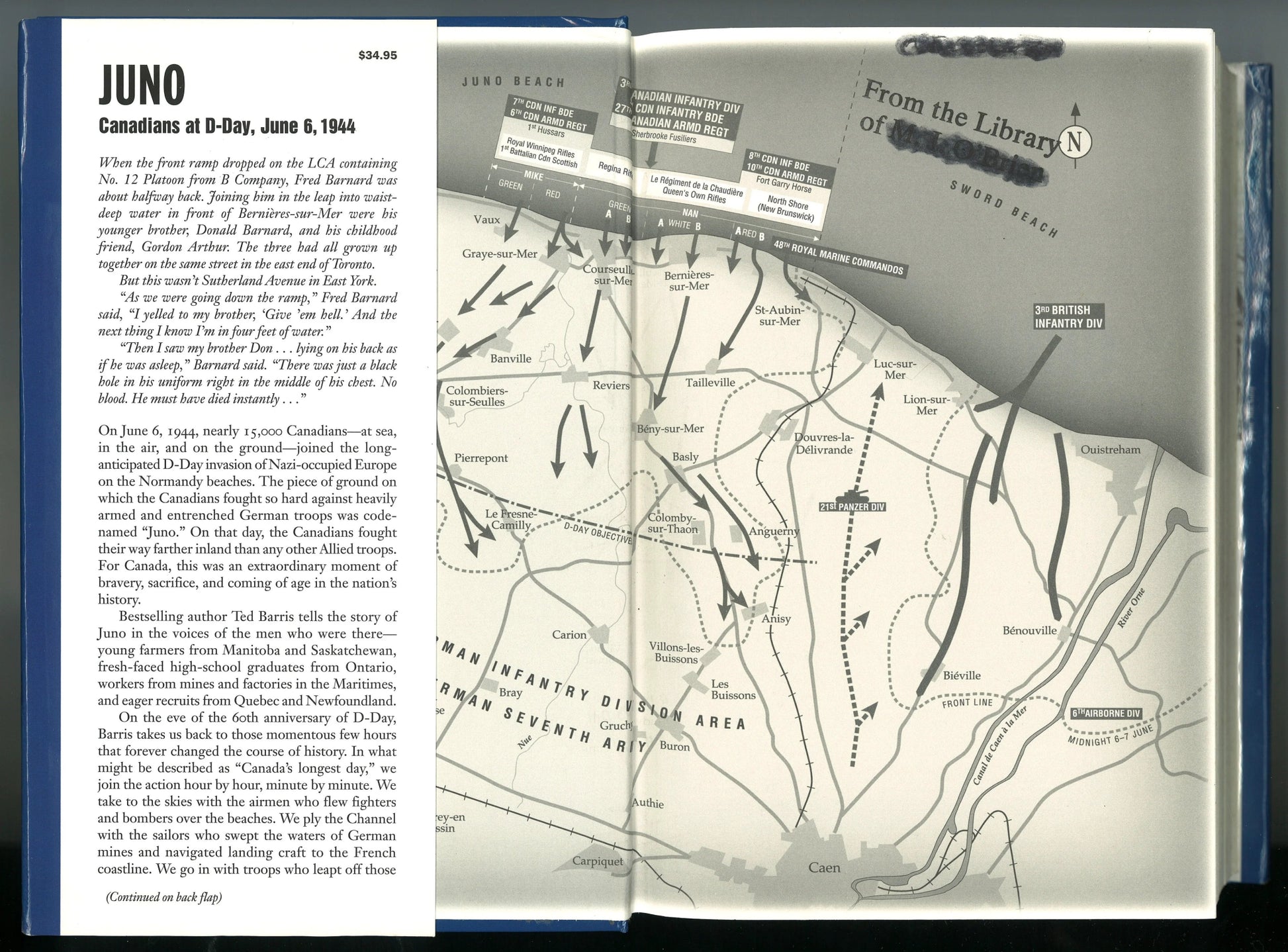 Juno: Canadians at D - Day June 6, 1944 - The Bookstore